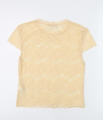 Womens UK Size 18 Zara Beige  Blouse