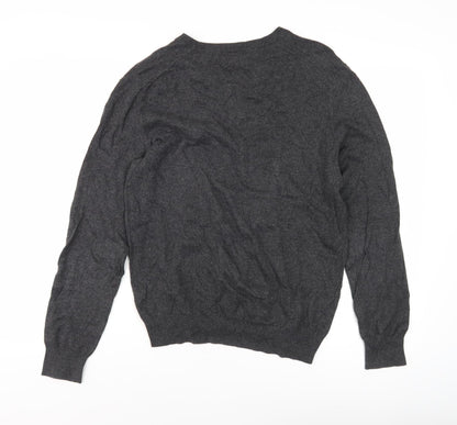 Gap Men's Grey Wool Pullover Jumper - Size S