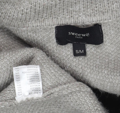 Sweewë Women's Grey Knit Coatigan in S
