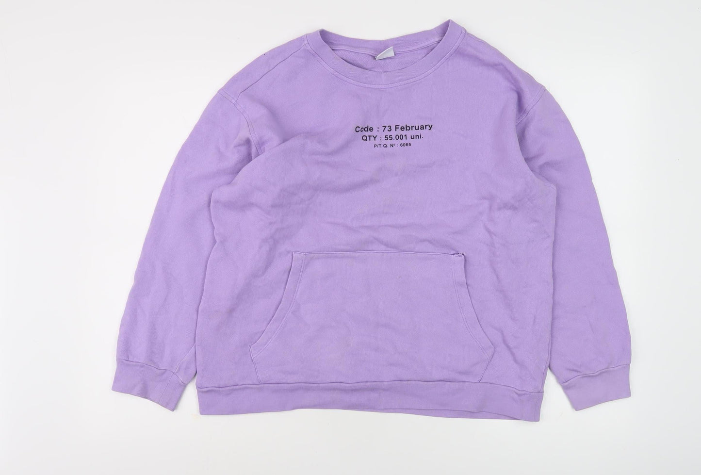 Zara Teens Purple Pullover Sweatshirt Size 12