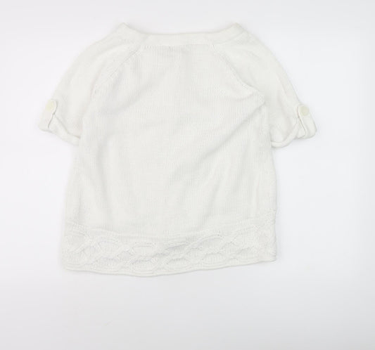 Womens UK Size M Store Twenty One Ivory Cardigan Jumper