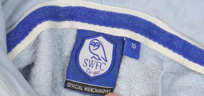 SWFC Blue Unisex Hoodie, Casual Style, Size 10