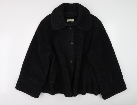 Orvis Women's Black Coat XL Casual Collared