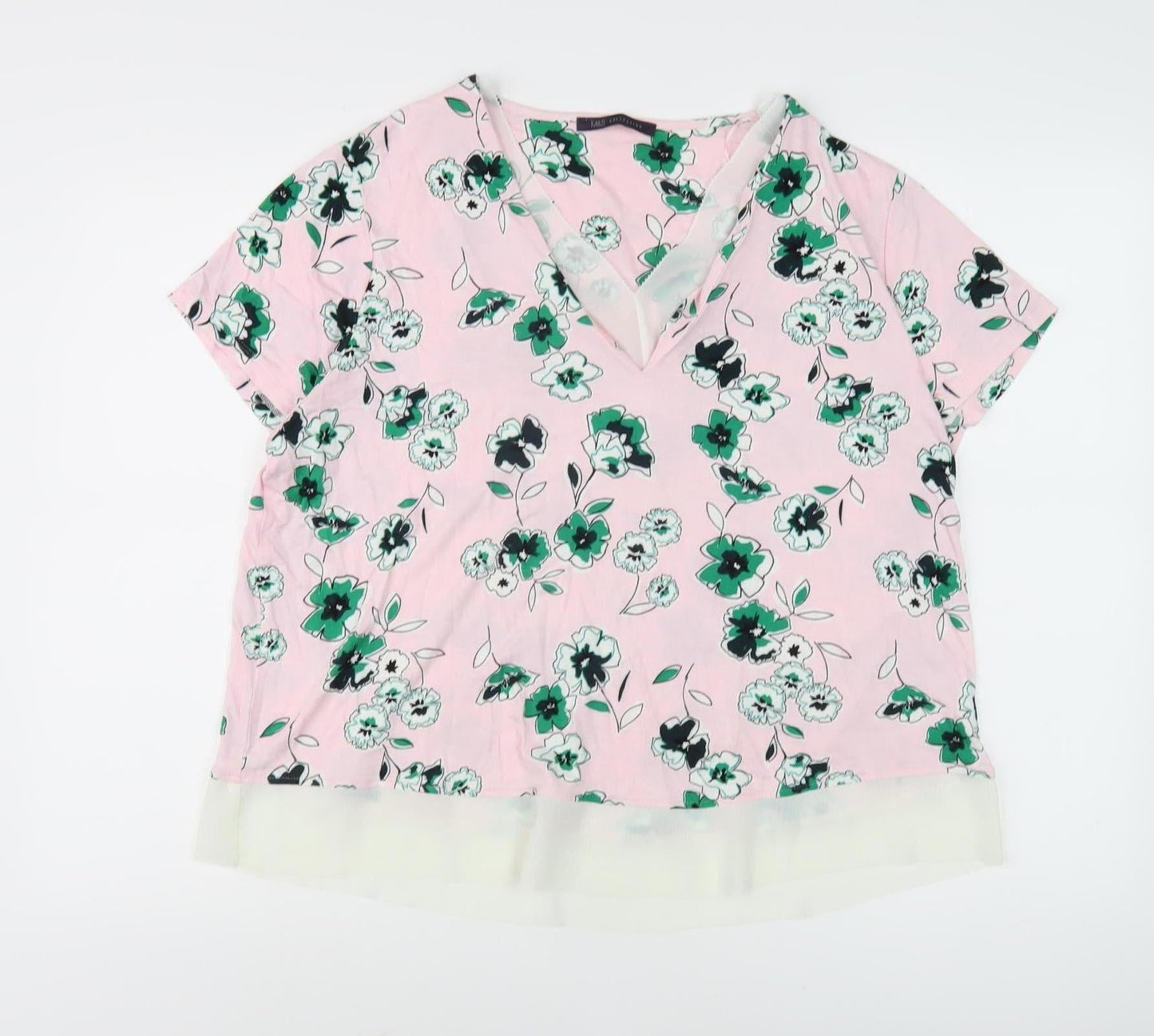 Womens UK Size 18 Marks and Spencer Pink  Blouse