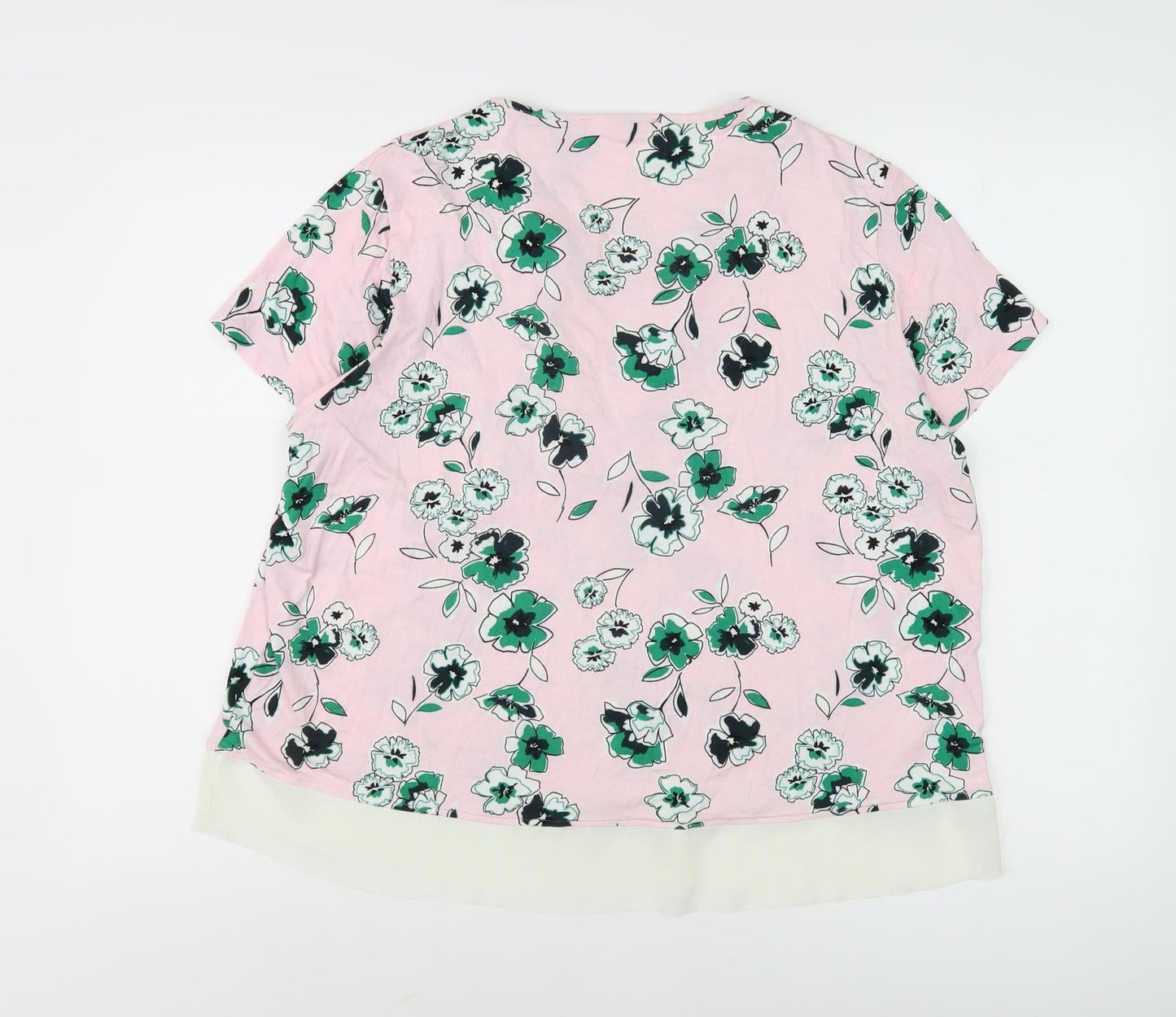 Womens UK Size 18 Marks and Spencer Pink  Blouse