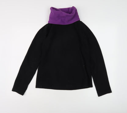 Womens UK Size S Quechua Black Pullover Jumper