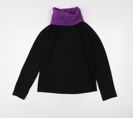 Womens UK Size S Quechua Black Pullover Jumper