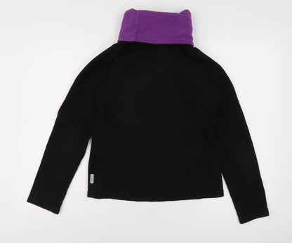 Womens UK Size S Quechua Black Pullover Jumper