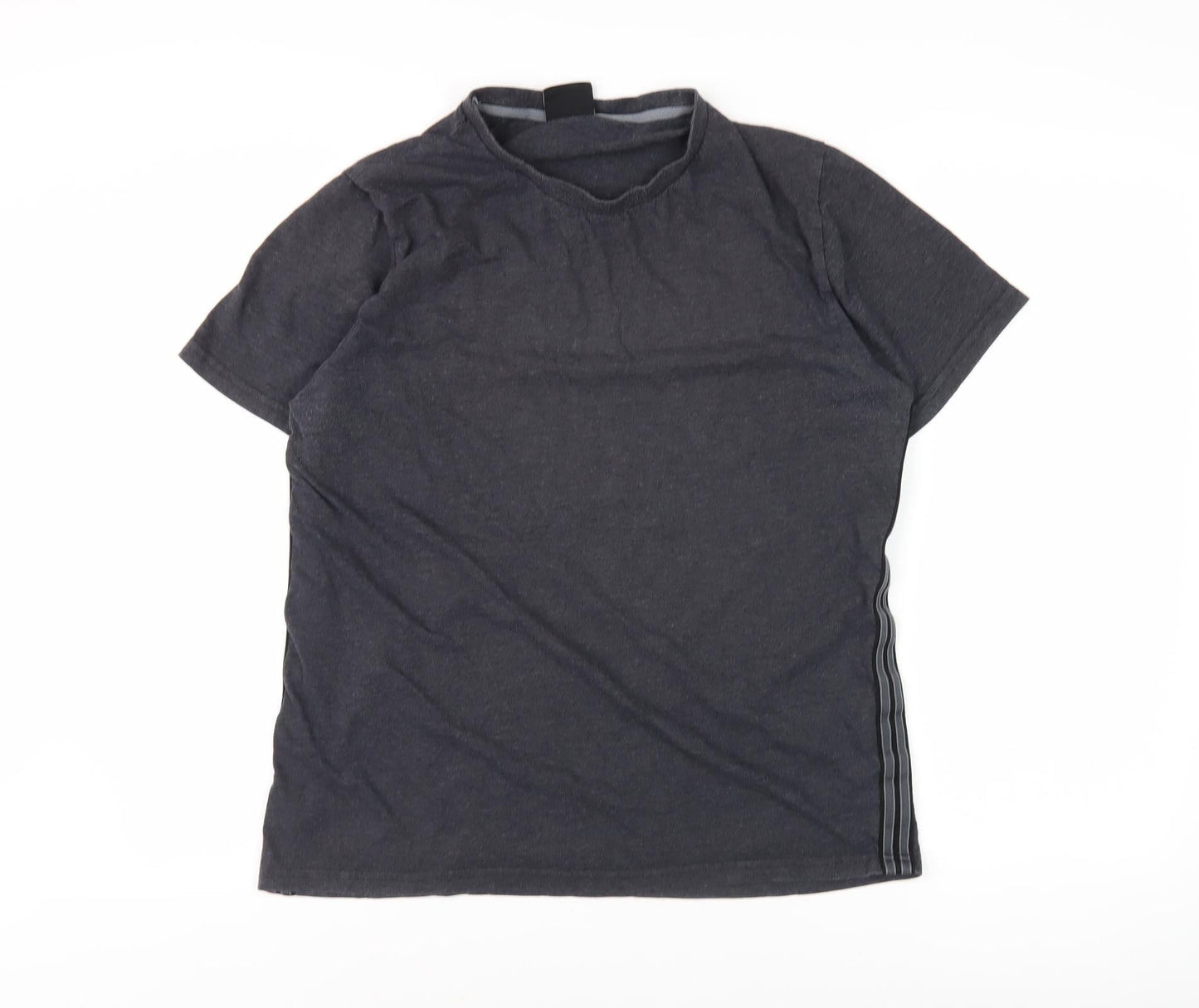 CARBON Men's Black Crew Neck Short Sleeve T-Shirt M