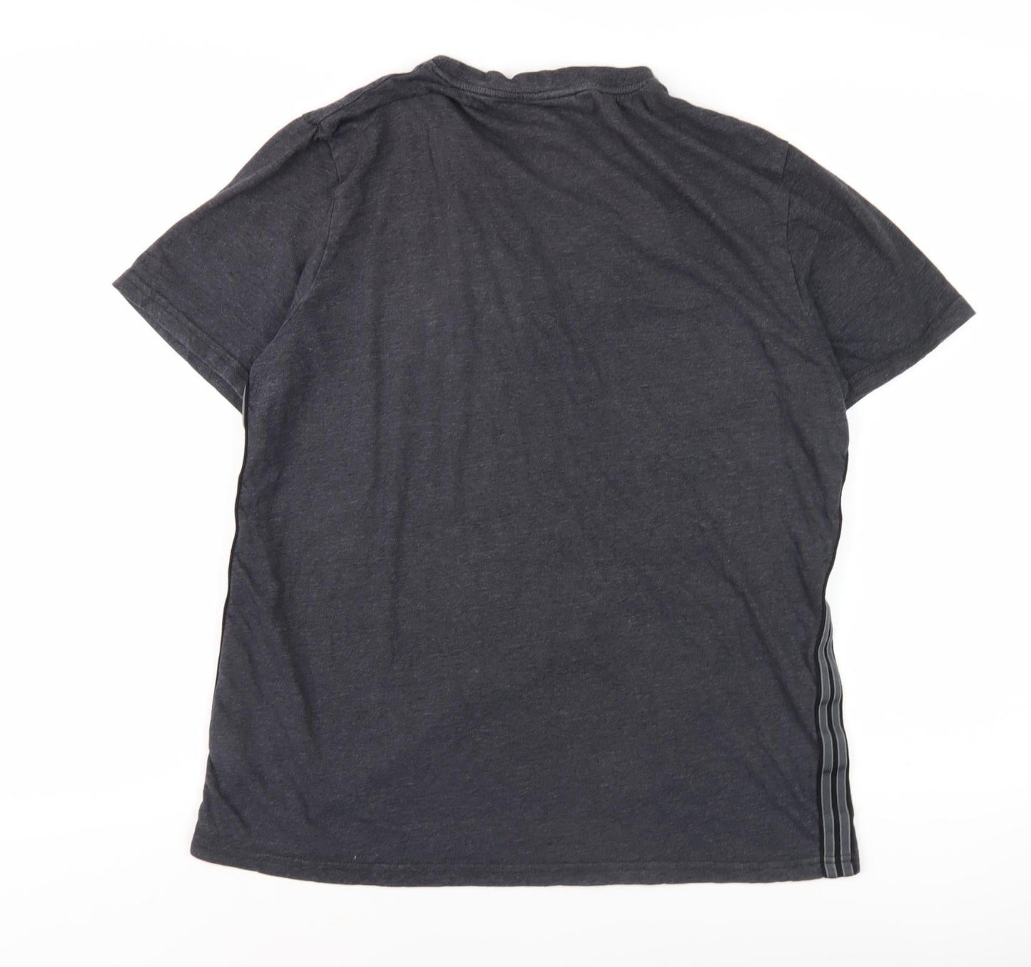 CARBON Men's Black Crew Neck Short Sleeve T-Shirt M
