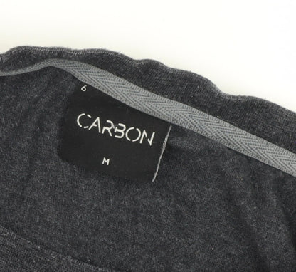 CARBON Men's Black Crew Neck Short Sleeve T-Shirt M