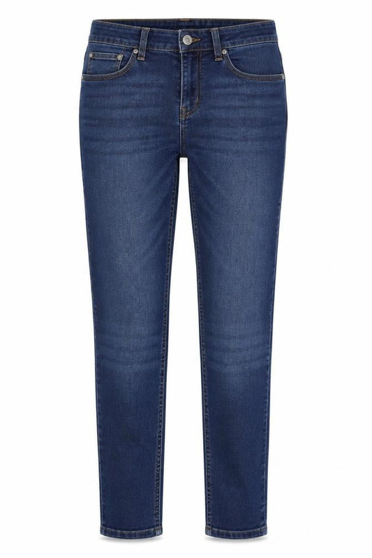 Front view of ASOS Women's Blue Skinny Jeans, size 32