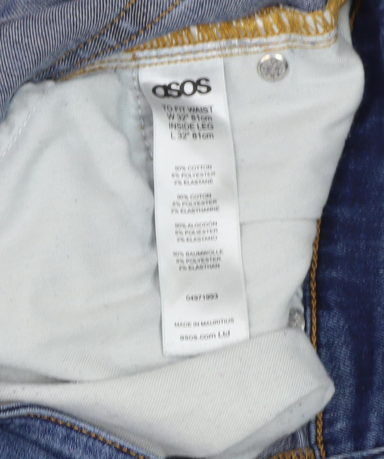 ASOS Women's Blue Skinny Jeans Size 32
