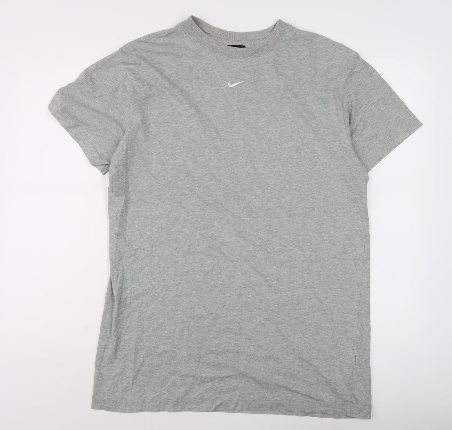 Nike Men's Grey Cotton T-Shirt, Medium - Classic Comfort