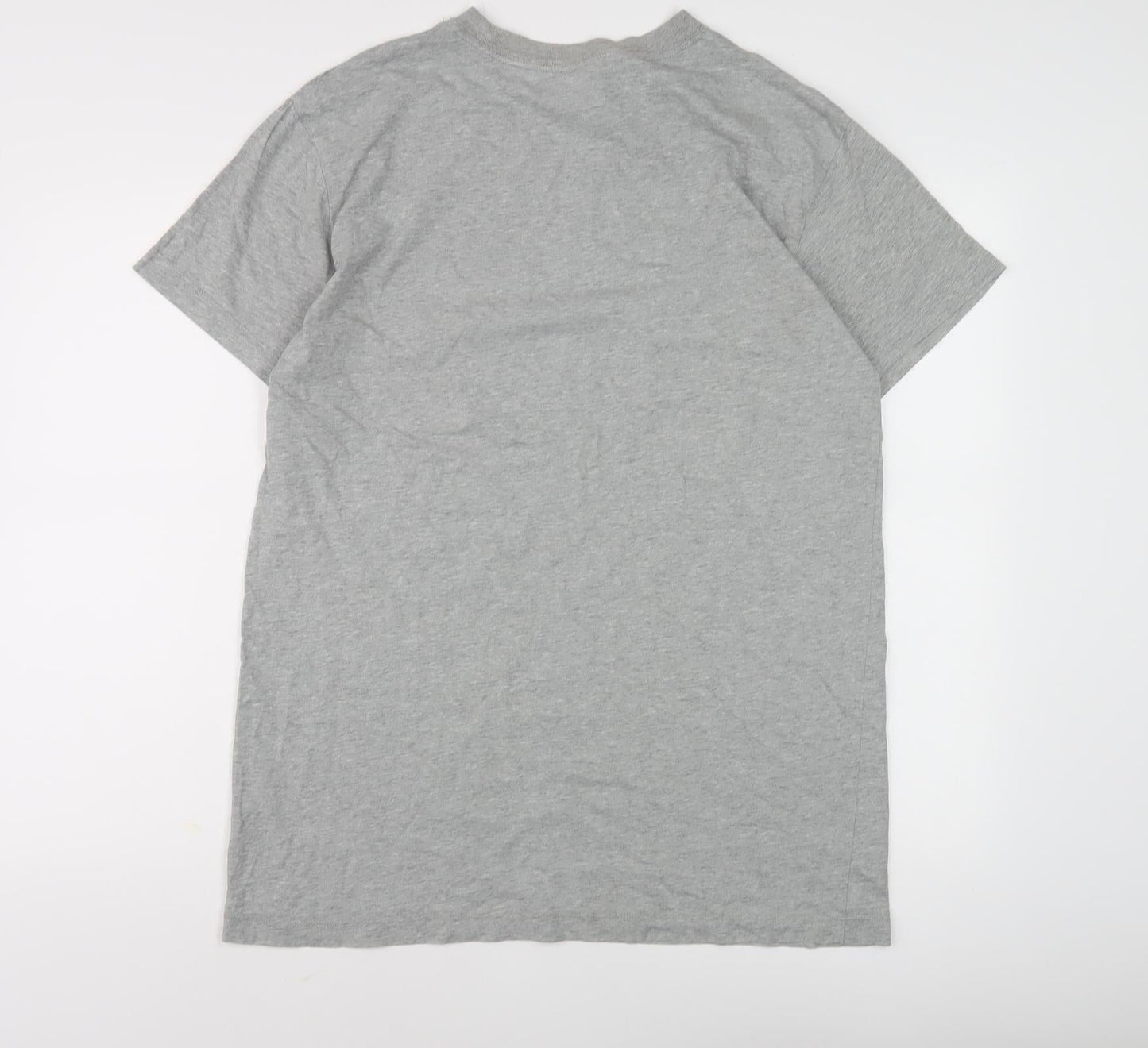 Nike Men's Grey Cotton T-Shirt, Medium - Classic Comfort