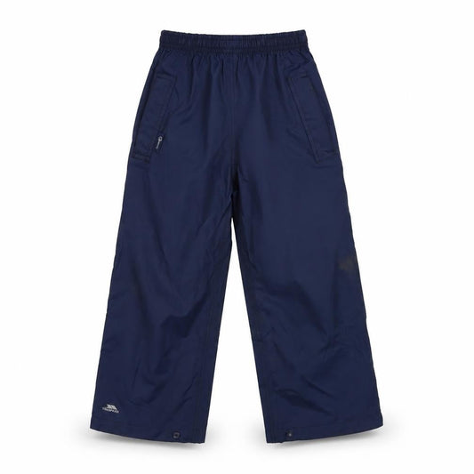 Trespass Boys Blue Waterproof Rain Trousers