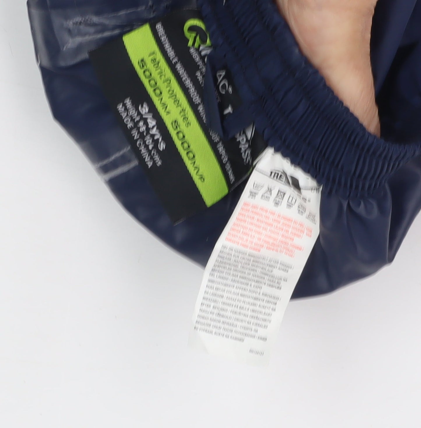 Trespass Boys Blue Waterproof Rain Trousers