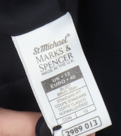 Marks and Spencer Women's Black Blazer Size 12