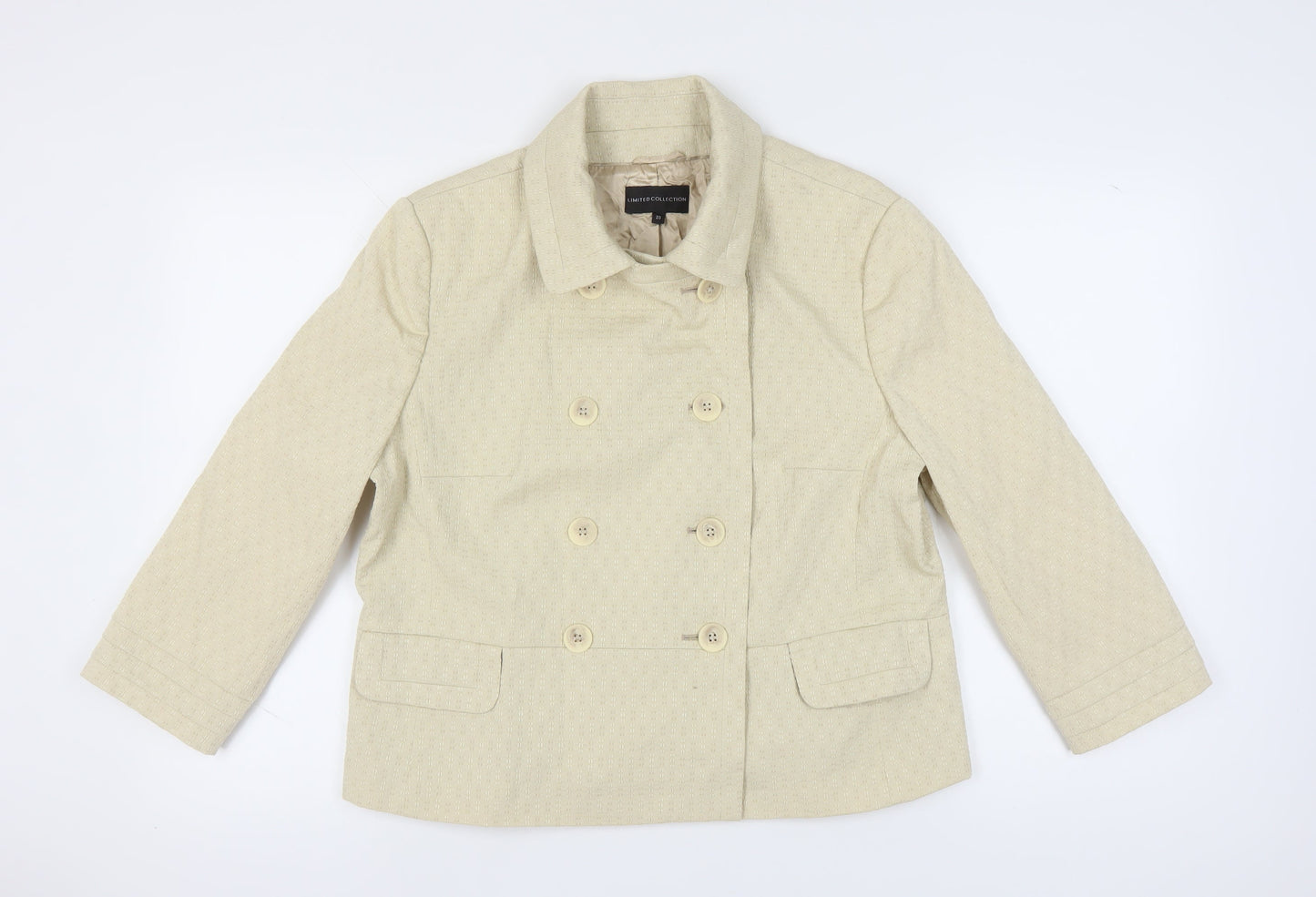 Marks and Spencer Beige Blazer UK 20 Women