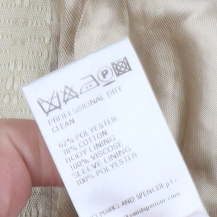 Marks and Spencer Beige Blazer UK 20 Women