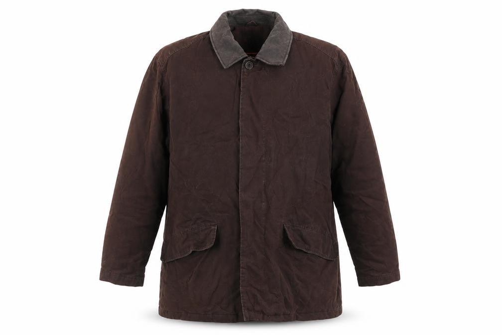 Mens UK Size XL Thomas Nash Brown Overcoat