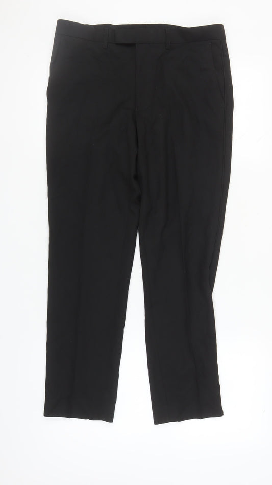 Marks and Spencer Black Men's Trousers Size 32