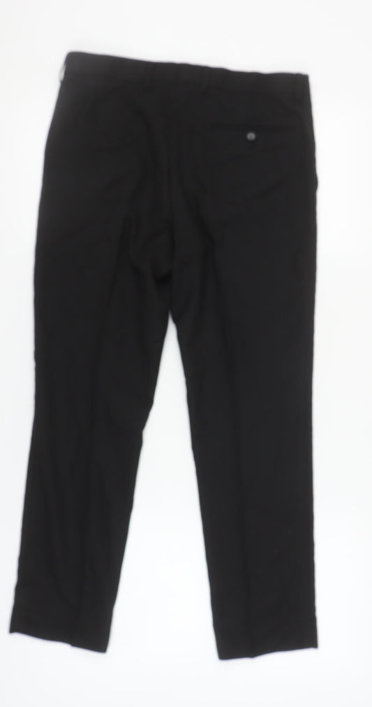 Marks and Spencer Black Men's Trousers Size 32