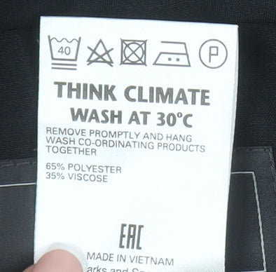 Marks and Spencer Black Men's Trousers Size 32