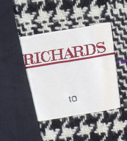 Womens UK Size 10 Richards Multicoloured Overcoat
