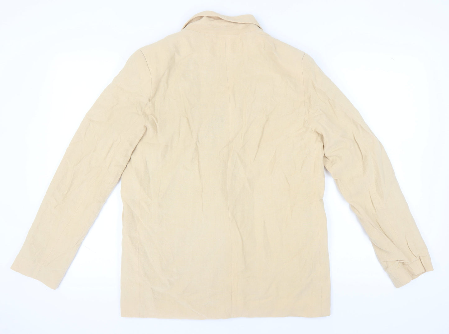 Next Women's Beige Blazer, Size 12, Double Breasted