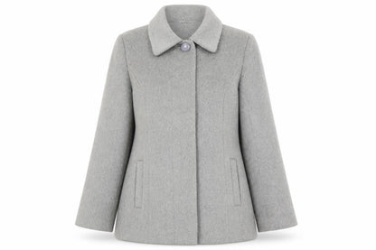 Womens UK Size 16 Isle Grey Overcoat