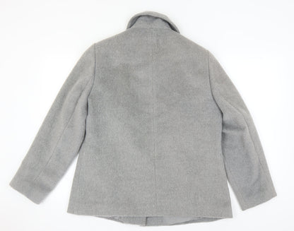 Womens UK Size 16 Isle Grey Overcoat