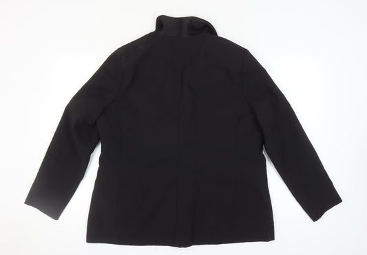 Dorothy Perkins Women's Black Blazer UK 20 - Classic Style