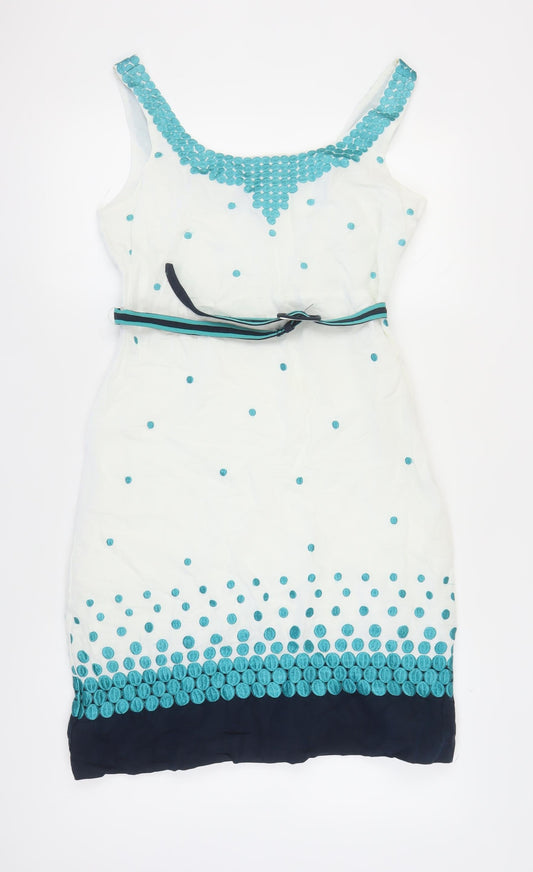 Per Una Women's Multicolour Polka Dot Dress 12L