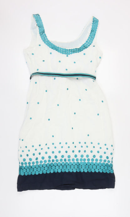 Per Una Women's Multicolour Polka Dot Dress 12L
