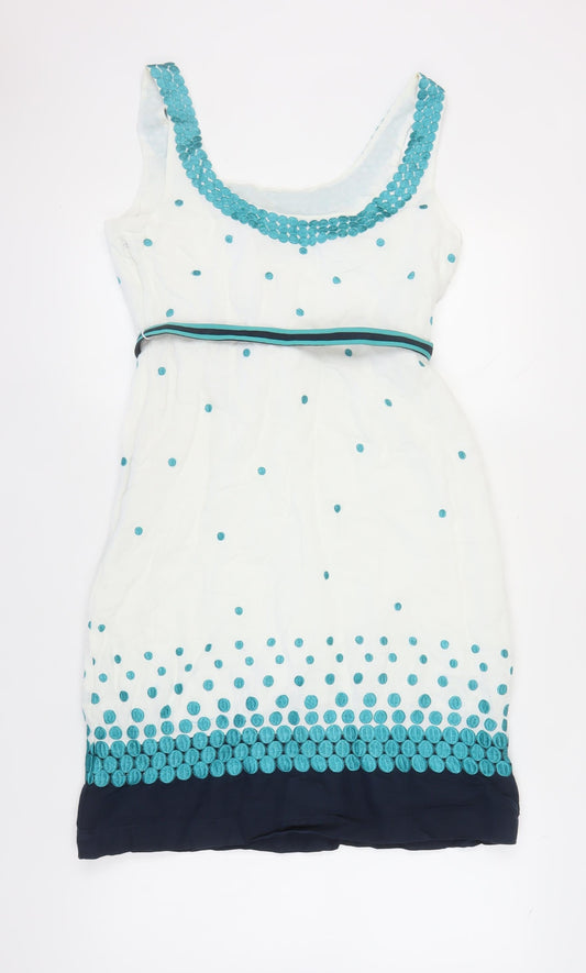Per Una Women's Multicolour Polka Dot Dress 12L