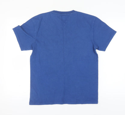 Tommy Jeans Men's Blue Logo T-Shirt, M, Casual Style