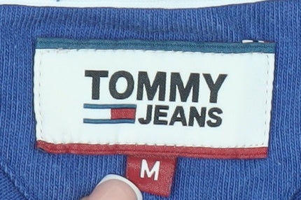 Tommy Jeans Men's Blue Logo T-Shirt, M, Casual Style