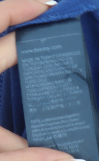 Tommy Jeans Men's Blue Logo T-Shirt, M, Casual Style