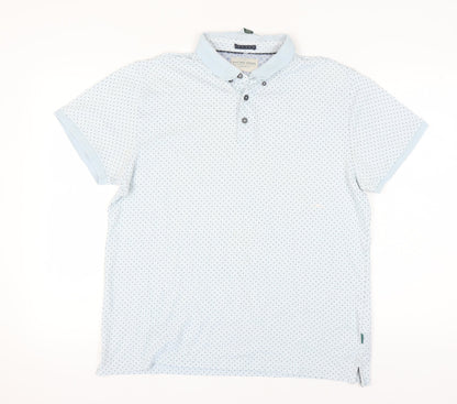 Racing Green Men's Blue Polo Shirt - Size L