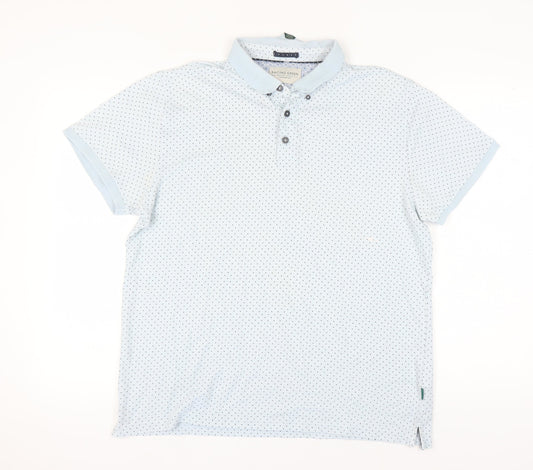 Racing Green Men's Blue Polo Shirt - Size L