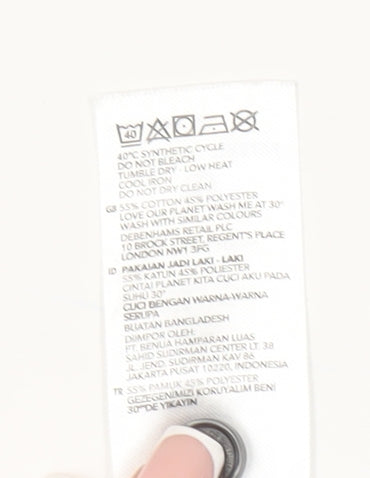 Racing Green Men's Blue Polo Shirt - Size L