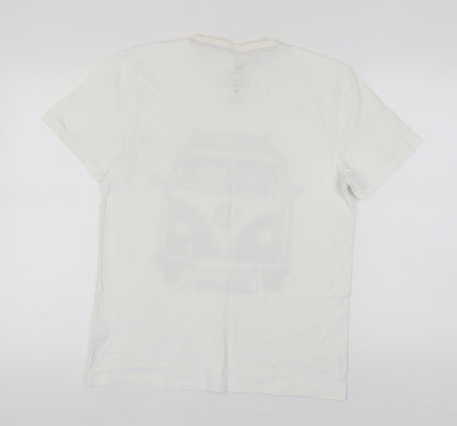 Next Men's White Volkswagen Graphic T-Shirt - Medium