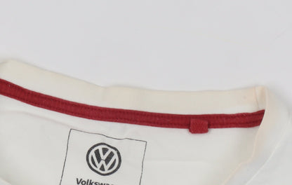 Next Men's White Volkswagen Graphic T-Shirt - Medium