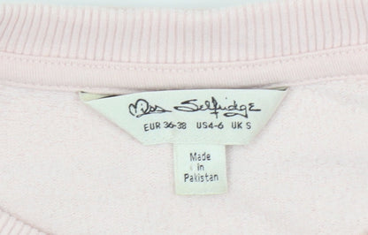Miss Selfridge Pink Women’s Pullover Sweatshirt S