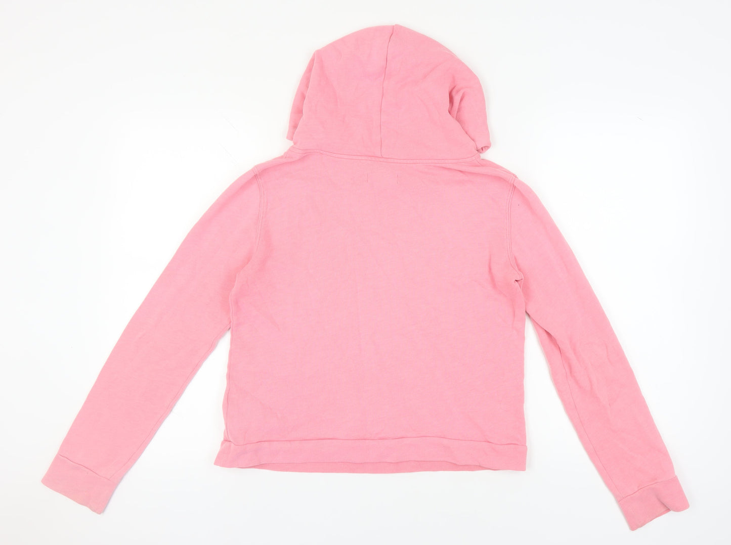 Hollister Women's Pink Pullover Hoodie, Size M