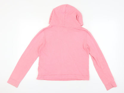 Hollister Women's Pink Pullover Hoodie, Size M