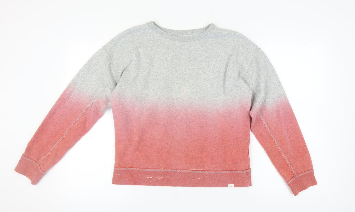 GAP Girls Grey and Pink Pullover Sweatshirt XL
