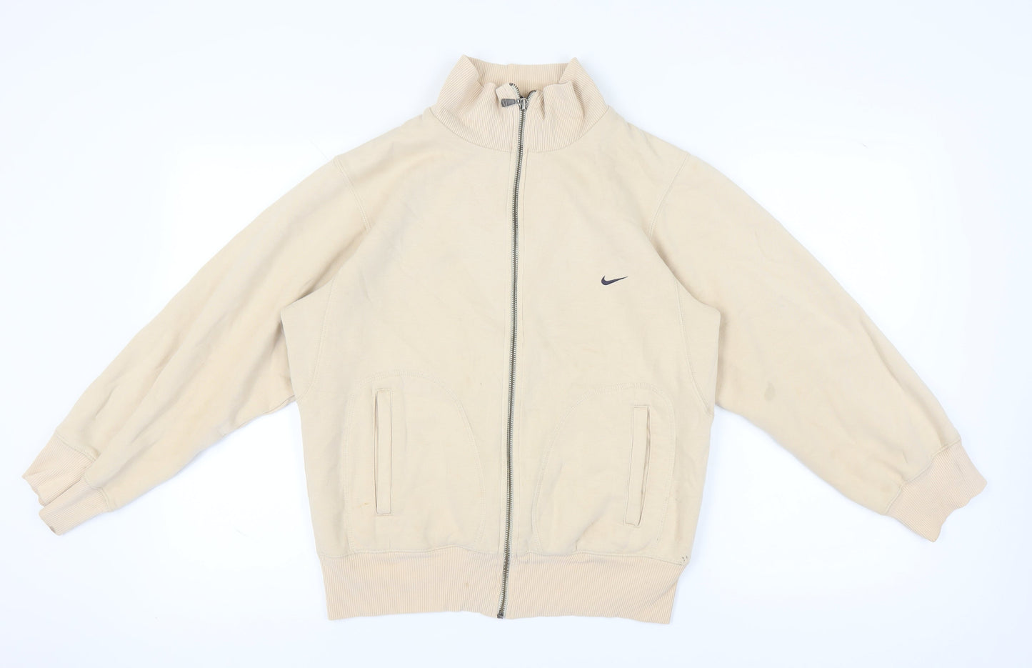 Nike Boys Beige Full Zip Sweatshirt XS