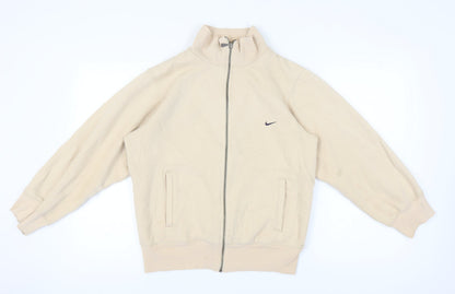 Nike Boys Beige Full Zip Sweatshirt XS